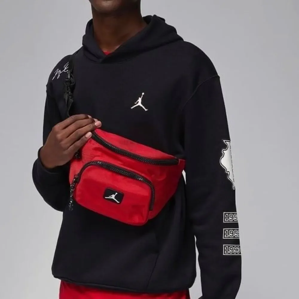 #570. Jordan Gym Red Jumpman Rise Logo Crossbody Sling Bag NWT